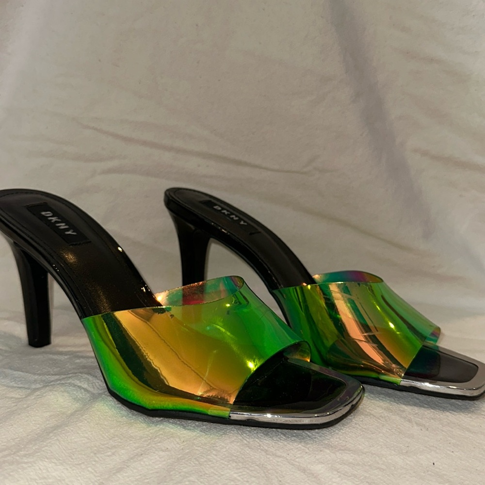 DKNY Open Toe Pump Heel Sandal